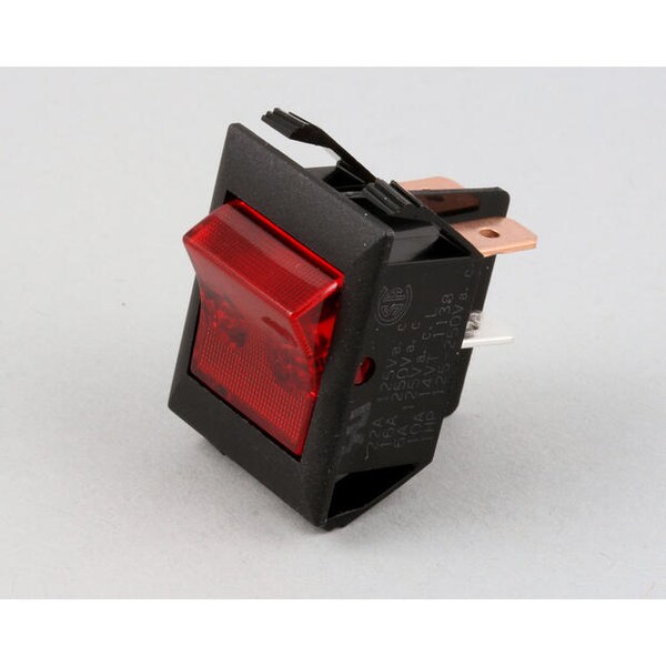 Switch Roc DPST 22A 120 Volt Red